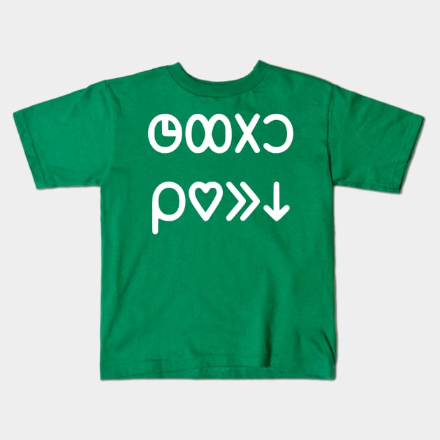 I Don't Always Feel This Way (Toki Pona) Kids T-Shirt by dikleyt